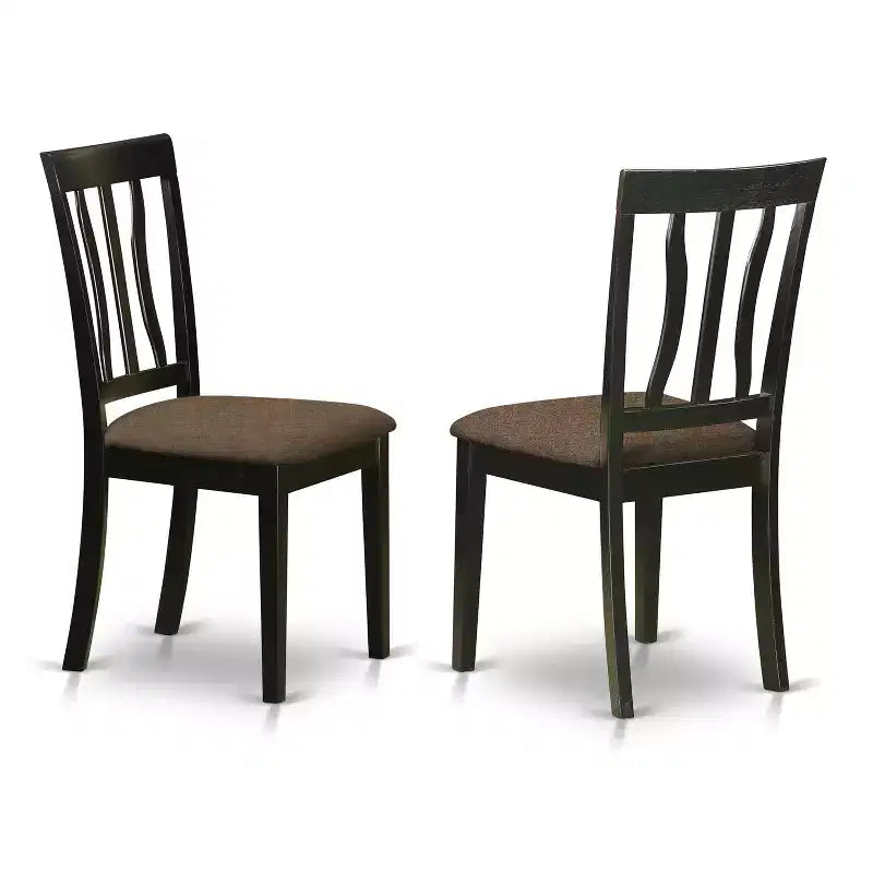 HomeStockEnsemble table de salle à manger ronde pour 4, cuisine, piédestal, chaises, 107x107 cm