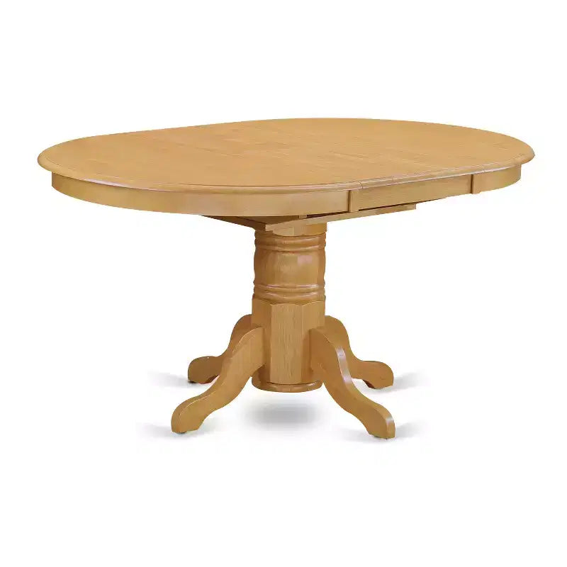 Ensemble de salle à manger - Table ovale avec rallonge et 6 chaises de salle à manger