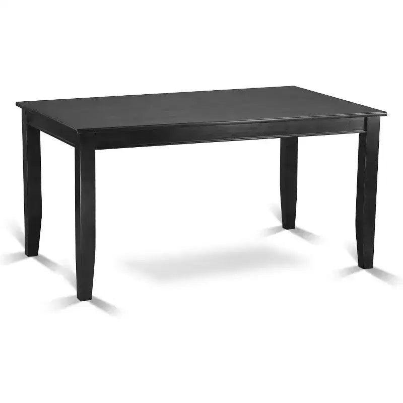Ensemble de salle à manger moderne 5 pièces Table de cuisine et 4 chaises Noir