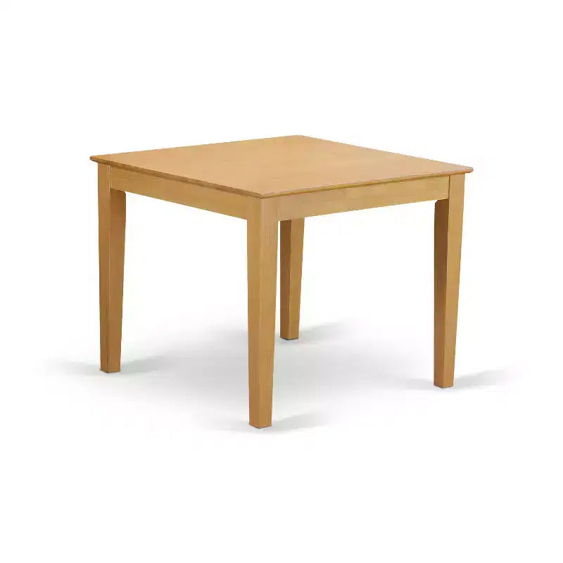 Ensemble table à manger carrée en chêne HomeStock OXBO5 pour 4