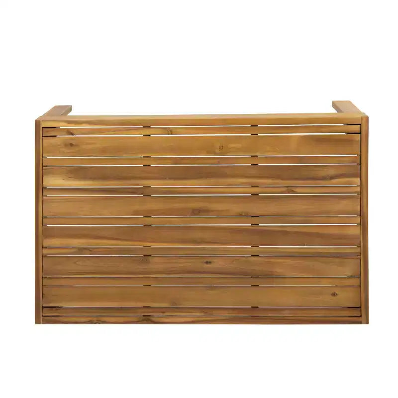 Christopher Knight Home Allegra Ensemble de discussion 4 places en bois d'acacia et osier d'extérieur avec coussins