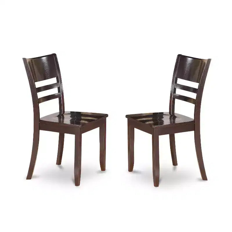 Ensemble De Salle À Manger Belmont HomeStock – Table De Cuisine Et Chaises De Salle À Manger, Cappuccino