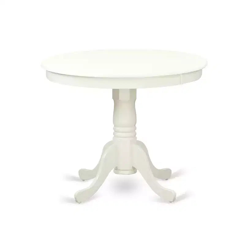 HomeStock Belmont – Ensemble de cuisine comprenant 1 table et 2 chaises de salle à manger, Blanc lin