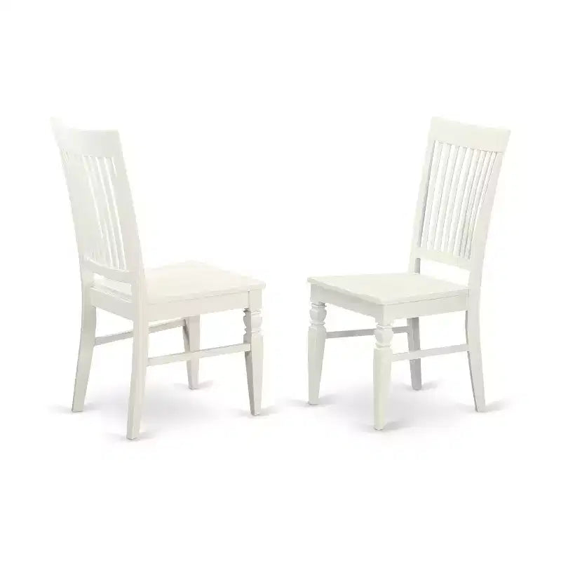 Ensemble de salle à manger 7 pièces HomeStock Belmont, blanc