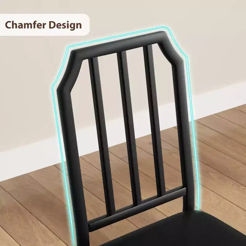 Ensemble table de salle à manger TROPOW pour 2, ensemble table et chaises de cuisine avec 2 coussins en PU ultra confortables, ensemble de meubles de salle à manger pour 2 avec cuisine