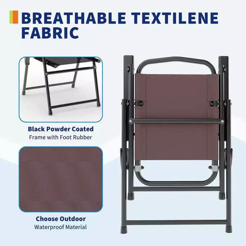 Coolmee Ensemble repas d'extérieur 6 pièces avec parasol, table de patio et 4 chaises pliantes avec parasol, table à manger avec plateau en verre trempé