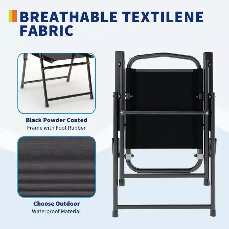 Coolmee Ensemble repas d'extérieur 6 pièces avec parasol, table de patio et 4 chaises pliantes avec parasol, table à manger avec plateau en verre trempé