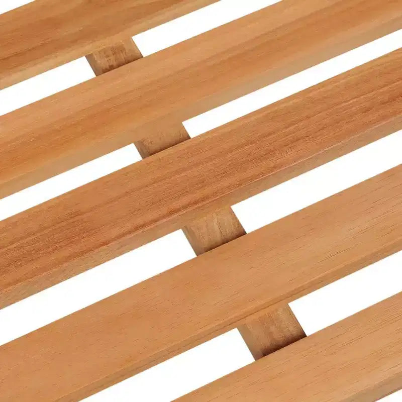 vidaXL Ensemble de Repas de Jardin Teck Naturel Teck Massif Taille Unique Durable