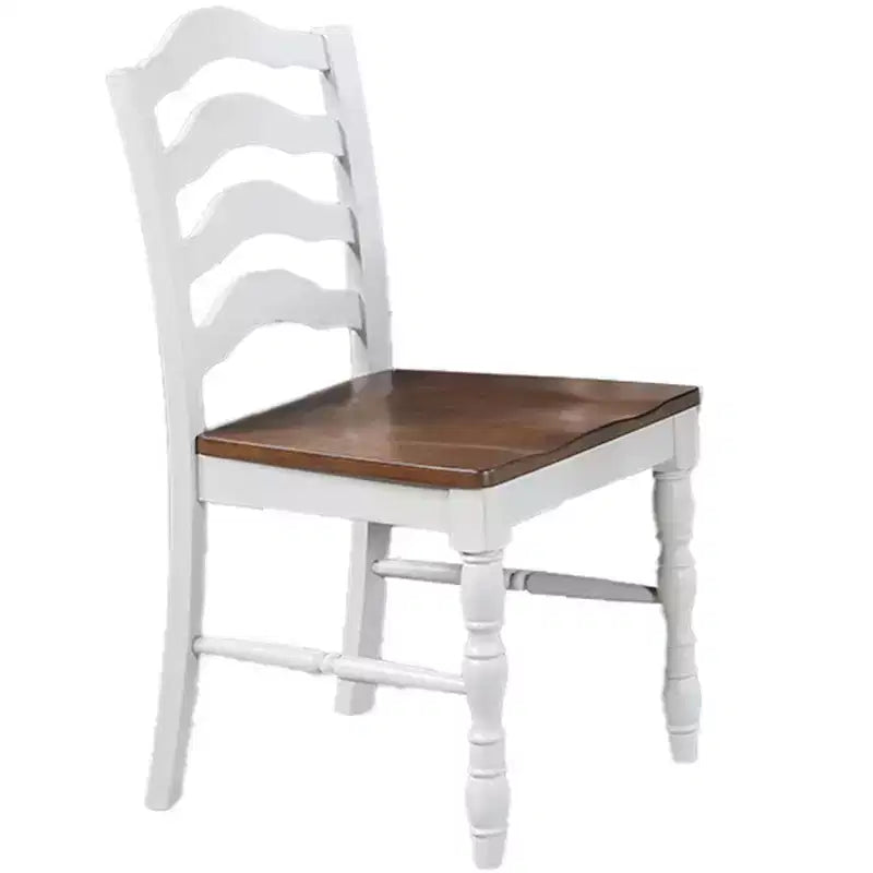 Ensemble de salle à manger style ranch antique Okak 5 pièces et chaises/banc à dossier pour cuisine, salle à manger, ensemble dinette vintage avec cadre en bois massif