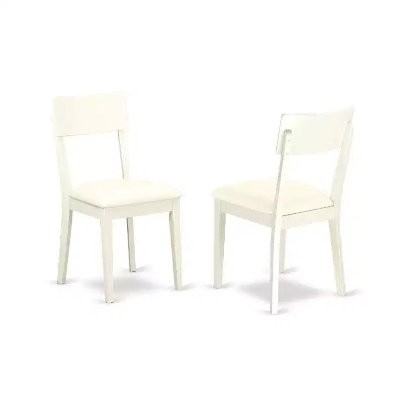 Ensemble de salle à manger médiéval - Table et chaises rondes 5 pièces - Blanc Lin - Ensemble de table de cuisine moderne