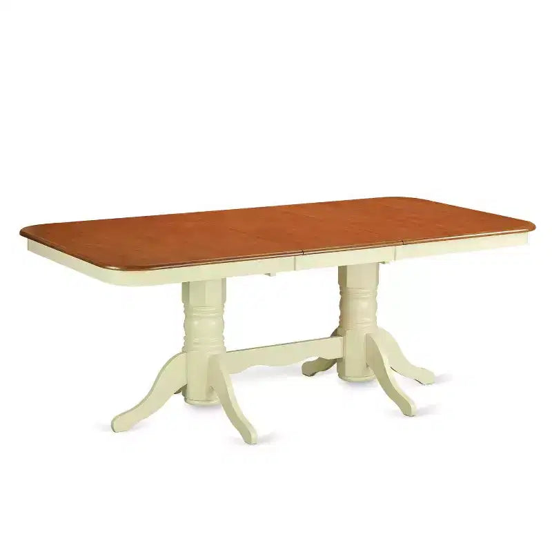 Ensemble table et chaises de salle à manger - Table de cuisine pour 6 à 8 personnes - Style ferme moderne