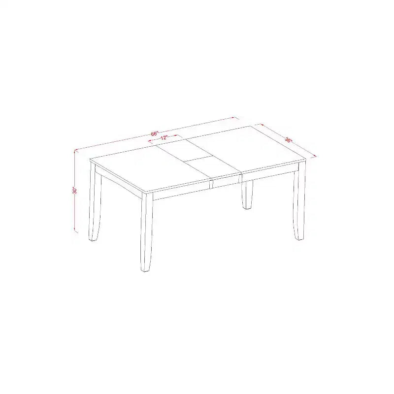 Ensemble de salle à manger victorien - Table à rallonge et chaises - Élégant ensemble de cuisine