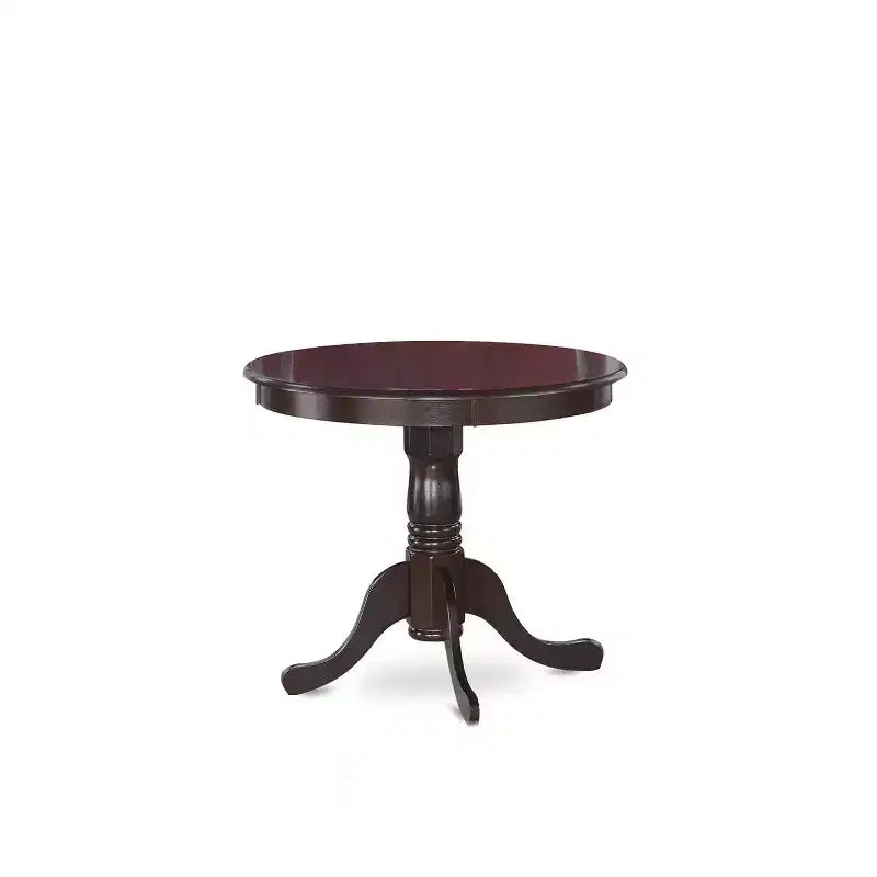 Ensemble table à manger ronde avec chaises - Table de cuisine de 91 cm et 2 chaises de salle à manger
