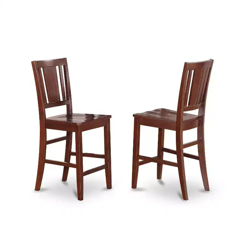 Ensemble Table et Chaises Hautes - Table de Salle à Manger et Tabourets de Bar - Table et Chaises Modernes en Bois