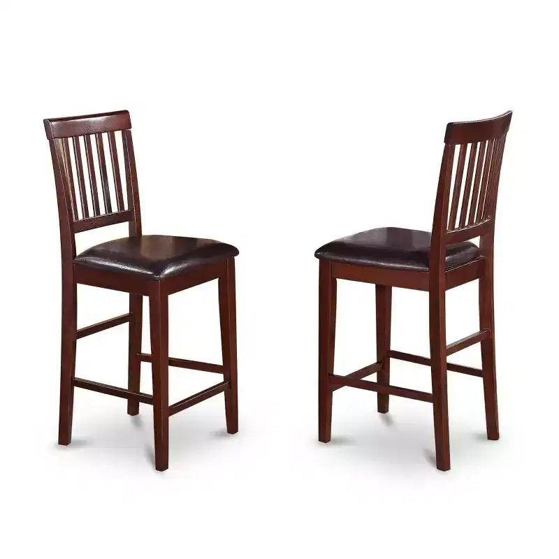 Ensemble de salle à manger hauteur comptoir - Table et 4 chaises - Meubles de cuisine et de salle à manger modernes