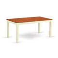 Dinette Set 7 Piece - Kitchen Table with 6 Chairs - Solid Wood Dining Set - Extendable Table - Classic Design