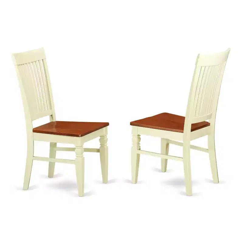 Ensemble de salle à manger 7 pièces - Table de cuisine avec 6 chaises - Ensemble de salle à manger en bois massif - Table extensible - Design classique