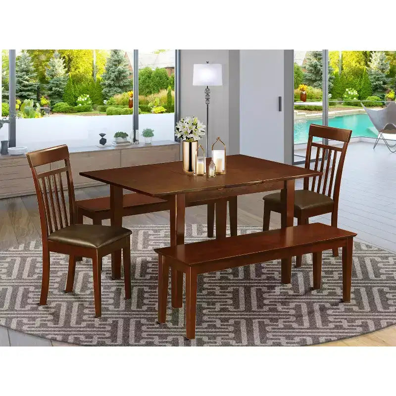 Petit ensemble de salle à manger - Table et chaises de cuisine - Meubles de salle à manger modernes pour appartements