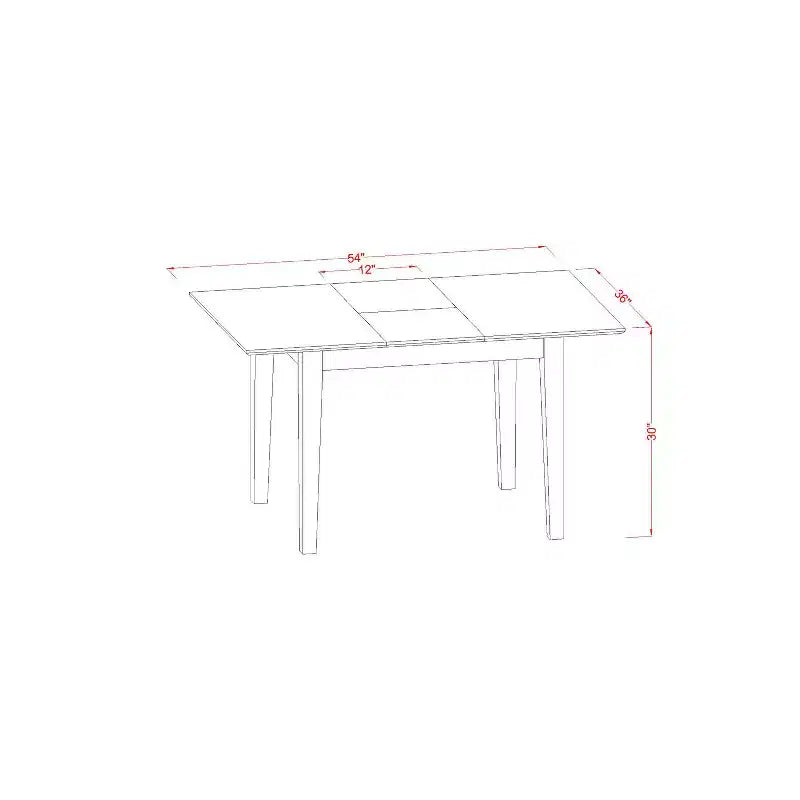 Petit ensemble de salle à manger - Table et chaises de cuisine - Meubles de salle à manger modernes pour appartements