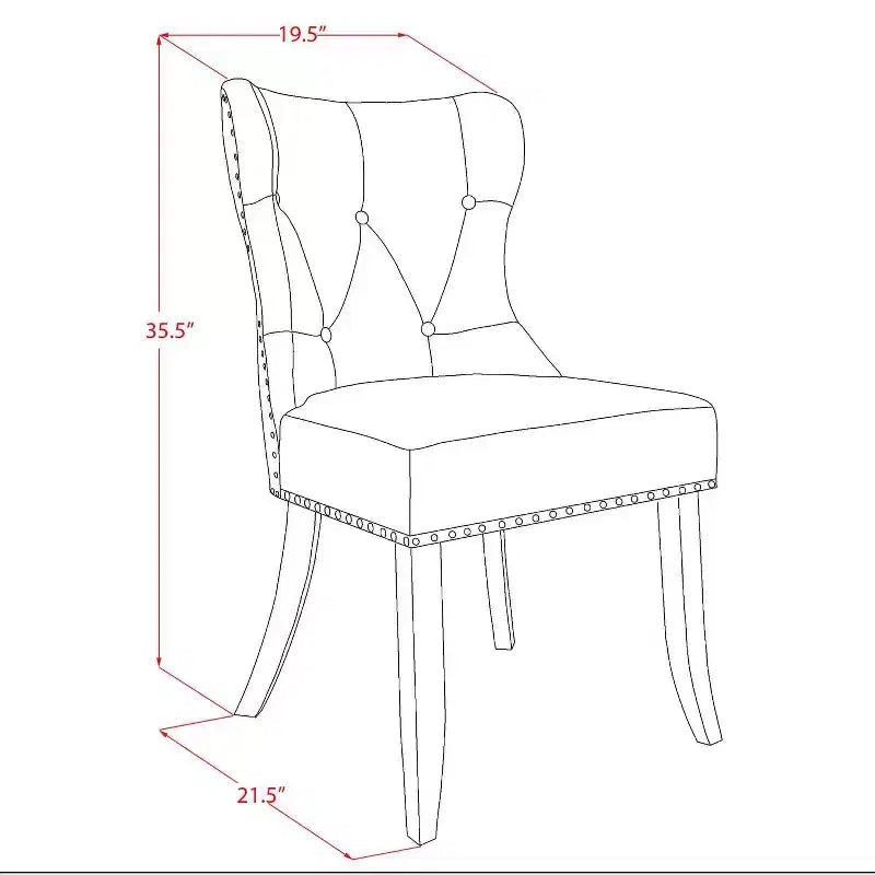 HomeStock Ensemble table de salle à manger avec plateau en bois massif fini noyer antique et 4 chaises – 5 pièces