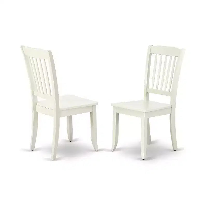 Ensemble de salle à manger rectangulaire 5 pièces - Table de 60 pouces et 4 chaises - Style ferme moderne