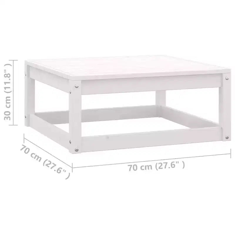 vidaXL Ensemble de meubles de patio 5 pièces canapé sectionnel extérieur bois de pin massif