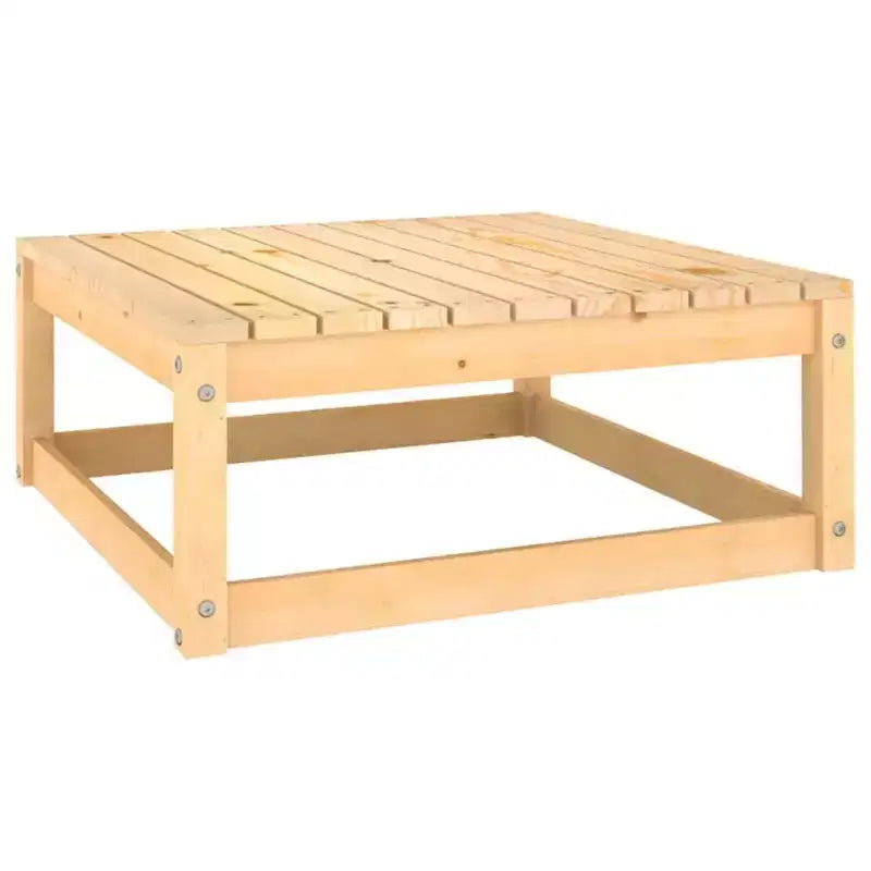 vidaXL Salon de jardin 8 pcs avec coussins Bois de pin massif Blanc Oui