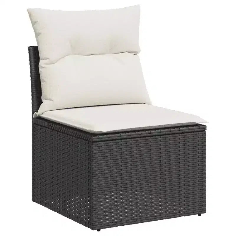 vidaXL Salon de jardin modulable avec coussins de différentes couleurs