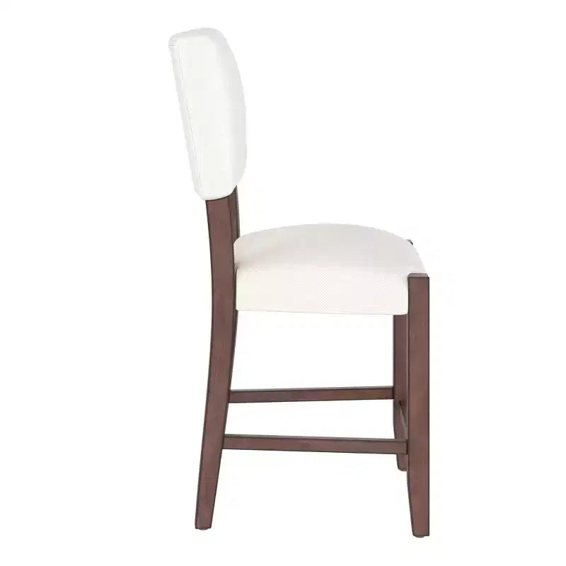 Ensemble de salle à manger 3 pièces à hauteur de comptoir avec table en faux marbre et 2 chaises rembourrées, pour cuisine de pub ou petit espace