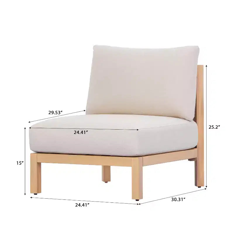 Christopher Knight Home Phanupong Salon de jardin moderne 3 pièces en bois d'acacia avec tressage en corde et design à lattes