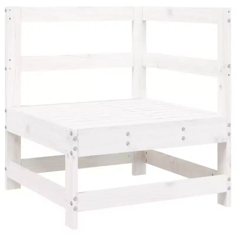 vidaXL Salon de jardin Bois de pin massif, contreplaqué Moyen Modulable