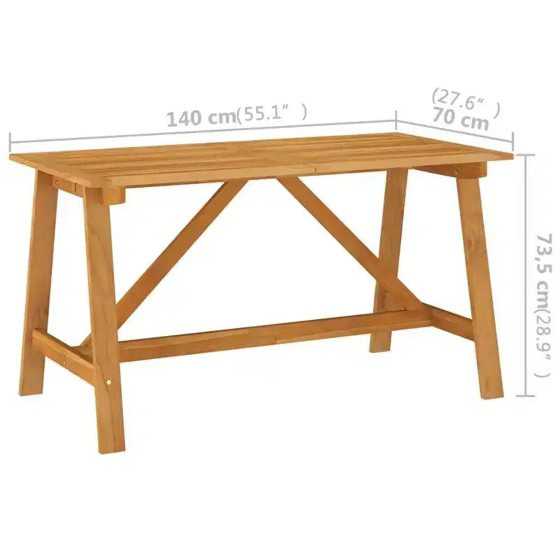 vidaXL Ensemble repas de jardin 5 pcs Noir