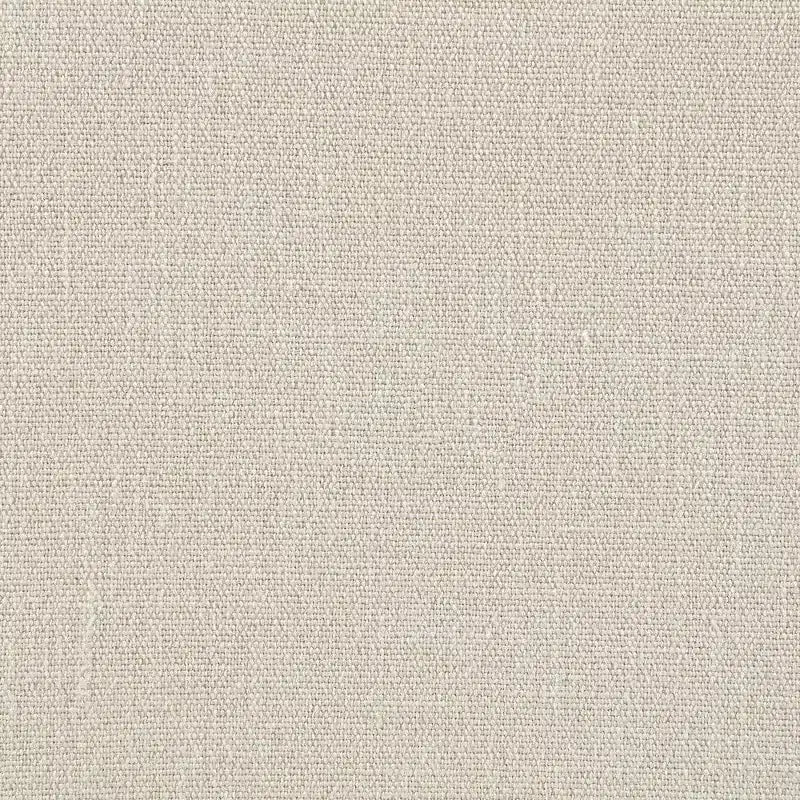 Brown / Cream / Olive Linen Round Ottoman, Seats 1