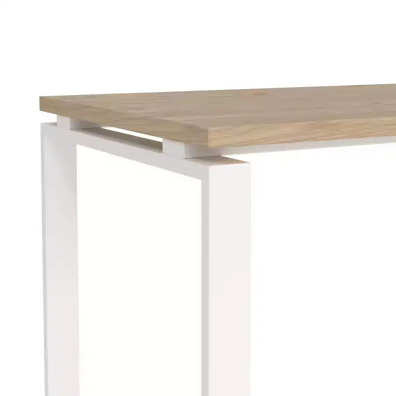 Hickory/Matte Grey, Writing Desk, 59 in., 1-Person