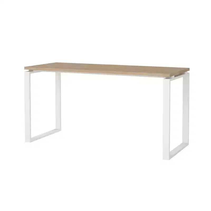 Hickory/Matte Grey, Writing Desk, 59 in., 1-Person