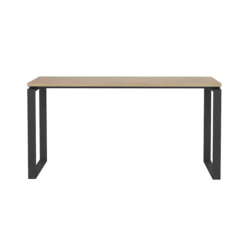 Hickory/Matte Grey, Writing Desk, 59 in., 1-Person