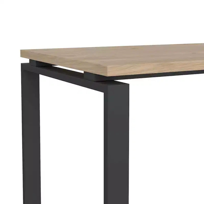 Hickory/Matte Grey, Writing Desk, 59 in., 1-Person