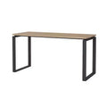 Hickory/Matte Grey, Writing Desk, 59 in., 1-Person