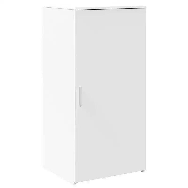 Reception Desk White Rectangular Engineered Wood, 2-Person