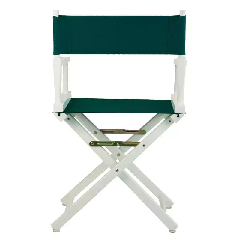 Multi-Color Canvas Folding Director's Chair, White Frame, Seats 1
