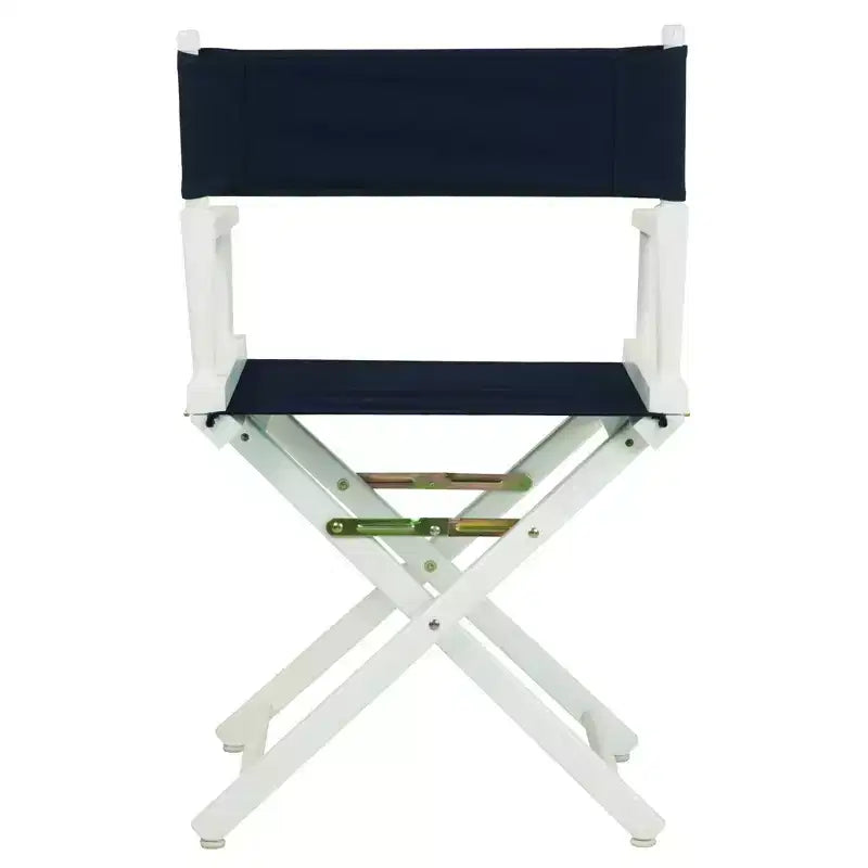 Multi-Color Canvas Folding Director's Chair, White Frame, Seats 1