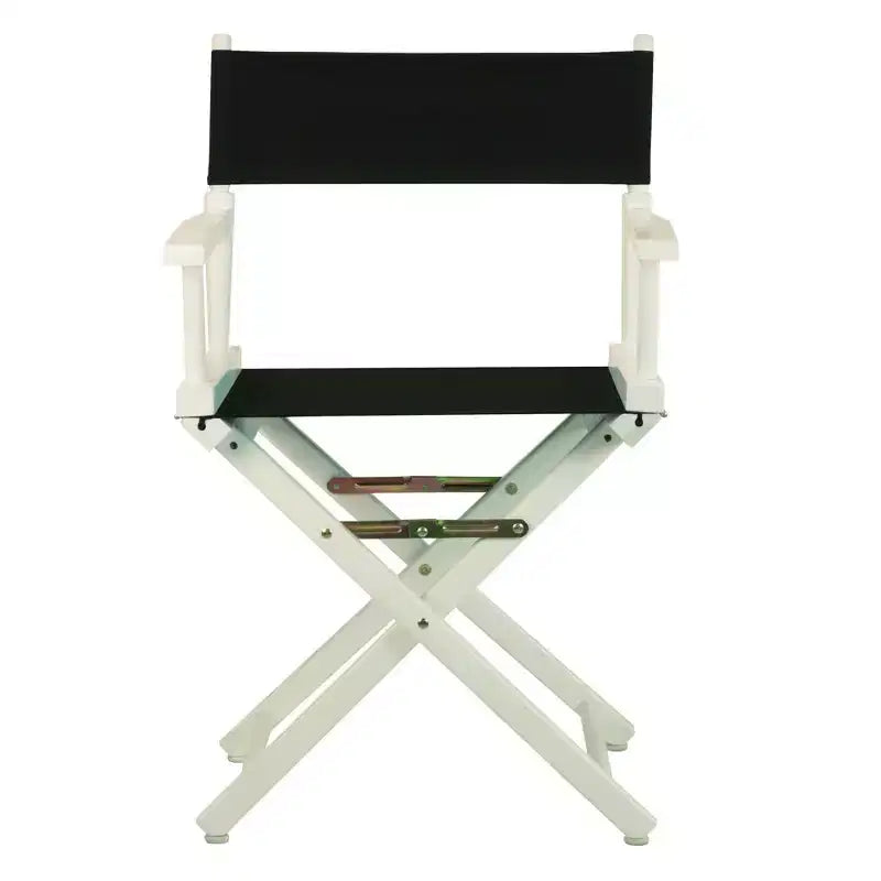 Multi-Color Canvas Folding Director's Chair, White Frame, Seats 1