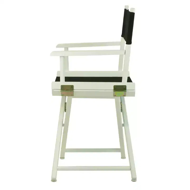 Multi-Color Canvas Folding Director's Chair, White Frame, Seats 1