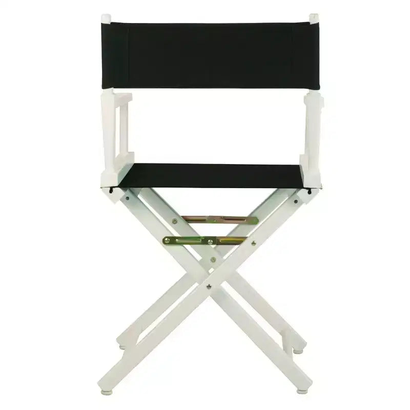 Multi-Color Canvas Folding Director's Chair, White Frame, Seats 1