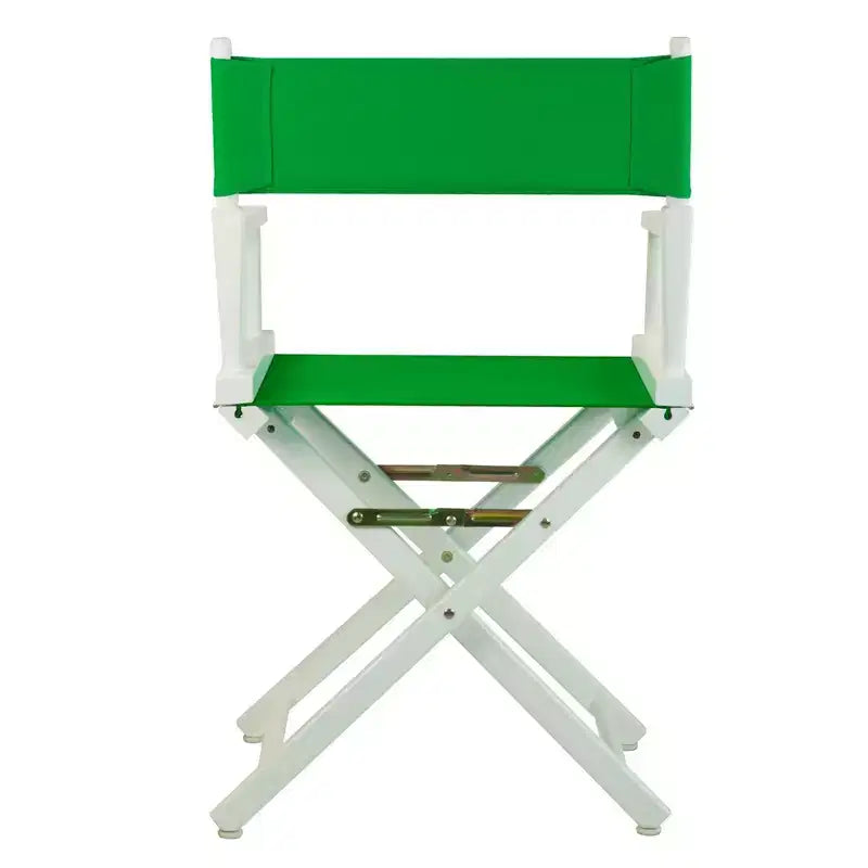 Multi-Color Canvas Folding Director's Chair, White Frame, Seats 1