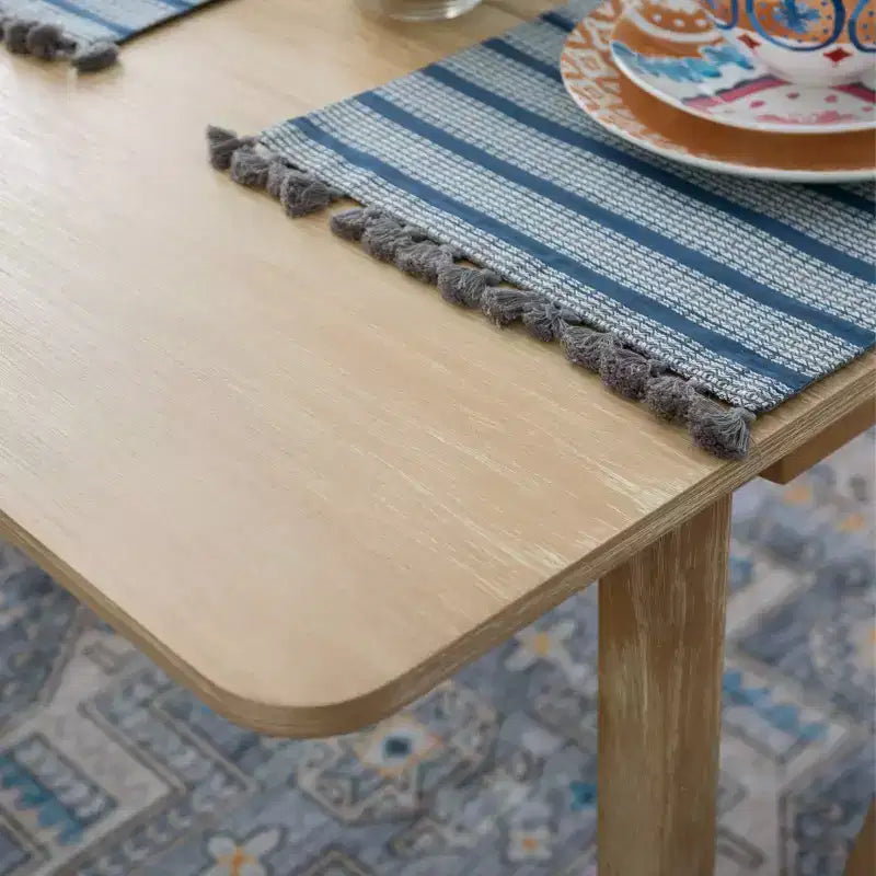 Ensemble de salle à manger pliant 3 pièces en bois massif Alberts avec rangement dissimulé – Linon : design compact et peu encombrant
