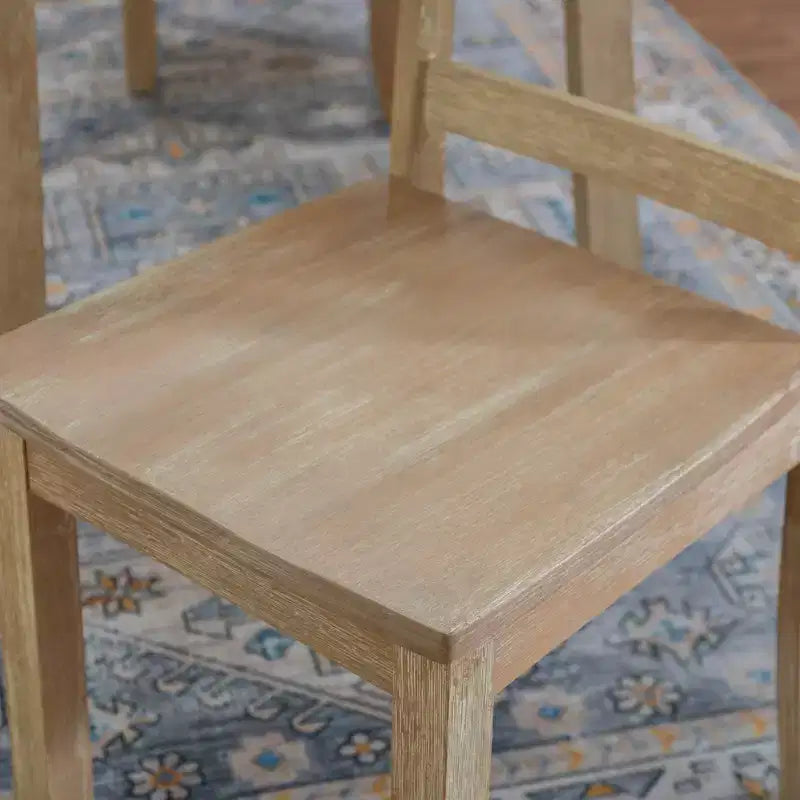 Ensemble de salle à manger pliant 3 pièces en bois massif Alberts avec rangement dissimulé – Linon : design compact et peu encombrant