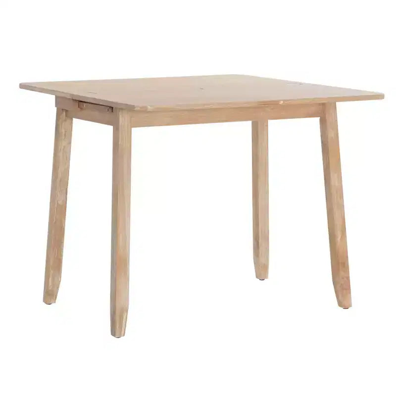 Ensemble de salle à manger pliant 3 pièces en bois massif Alberts avec rangement dissimulé – Linon : design compact et peu encombrant