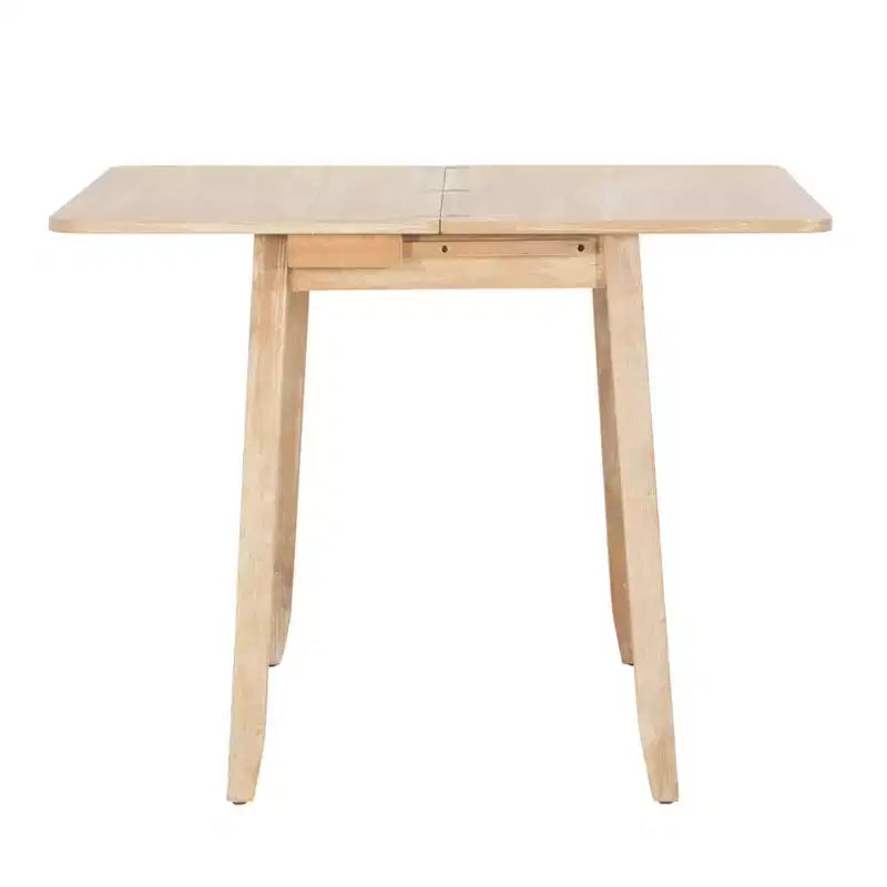 Ensemble de salle à manger pliant 3 pièces en bois massif Alberts avec rangement dissimulé – Linon : design compact et peu encombrant
