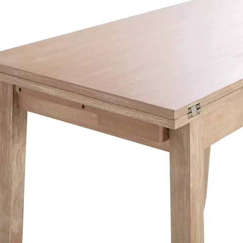 Ensemble de salle à manger pliant 3 pièces en bois massif Alberts avec rangement dissimulé – Linon : design compact et peu encombrant